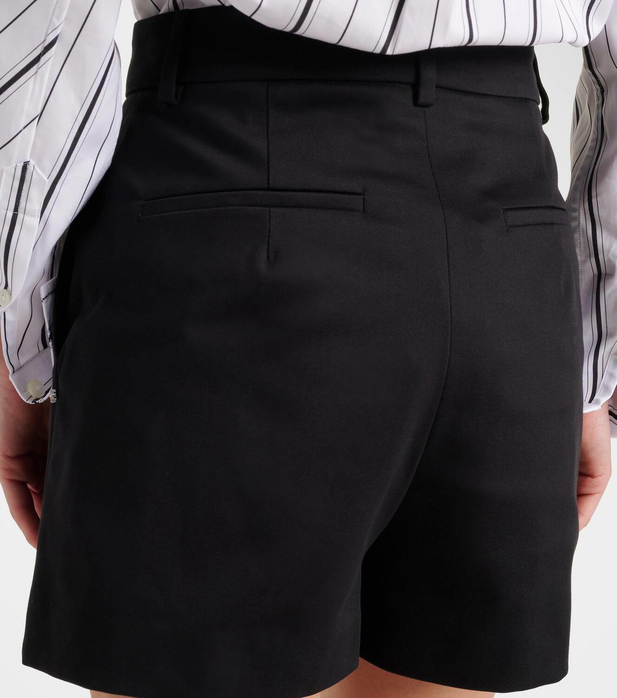 Sportmax Unico cotton-blend gabardine shorts
