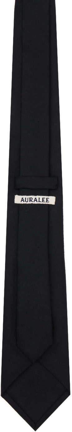 新品 AURALEE SUPER LIGHT WOOL TIE BLACK AURALEE Black Super Light Wool Tie Auralee