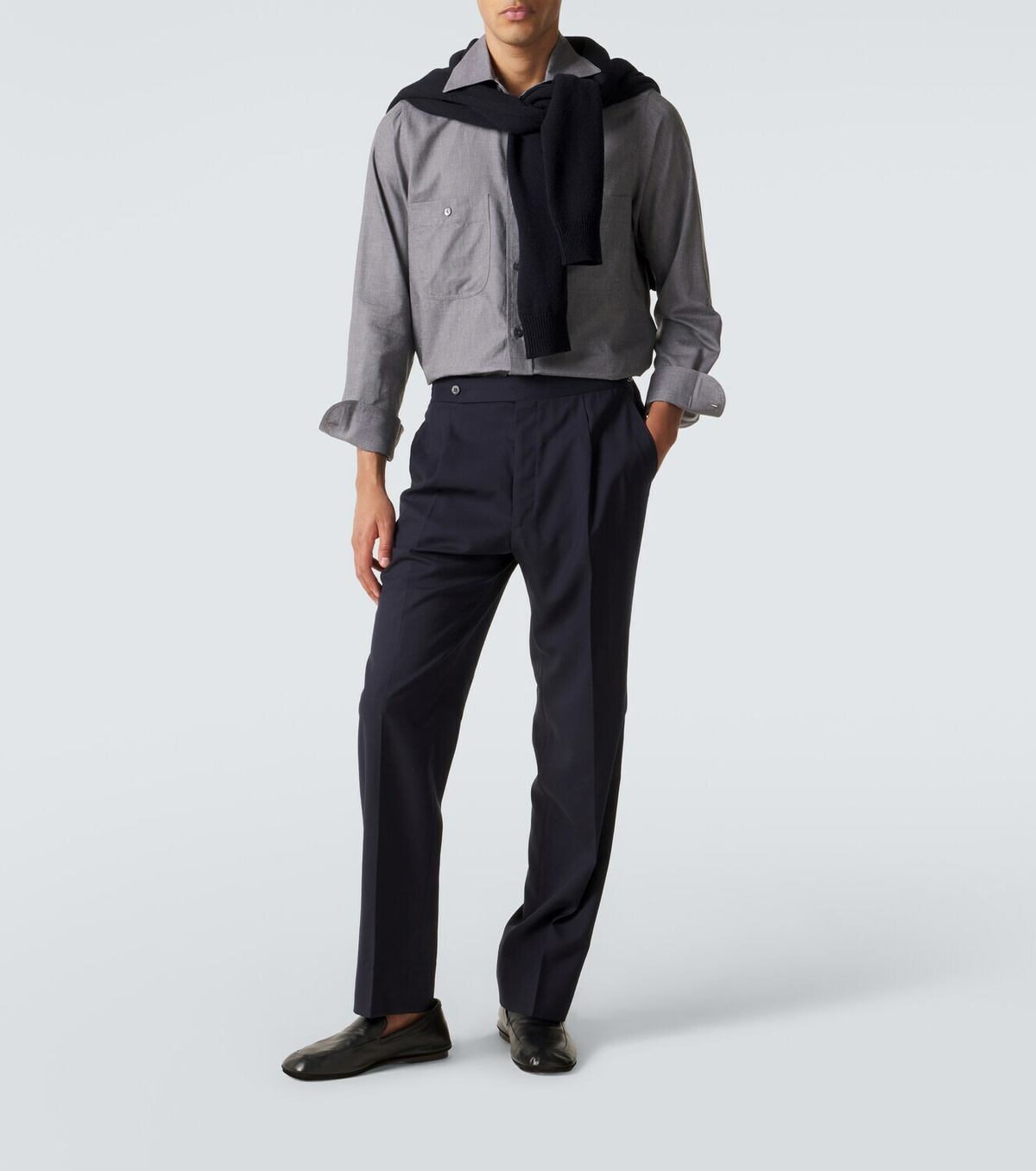 Stòffa Wool straight pants