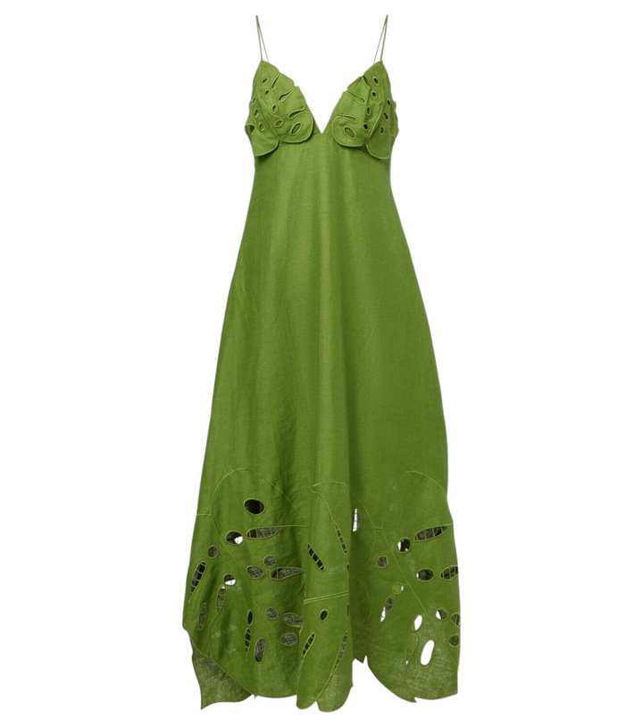 Photo: Farm Rio Embroidered linen midi dress