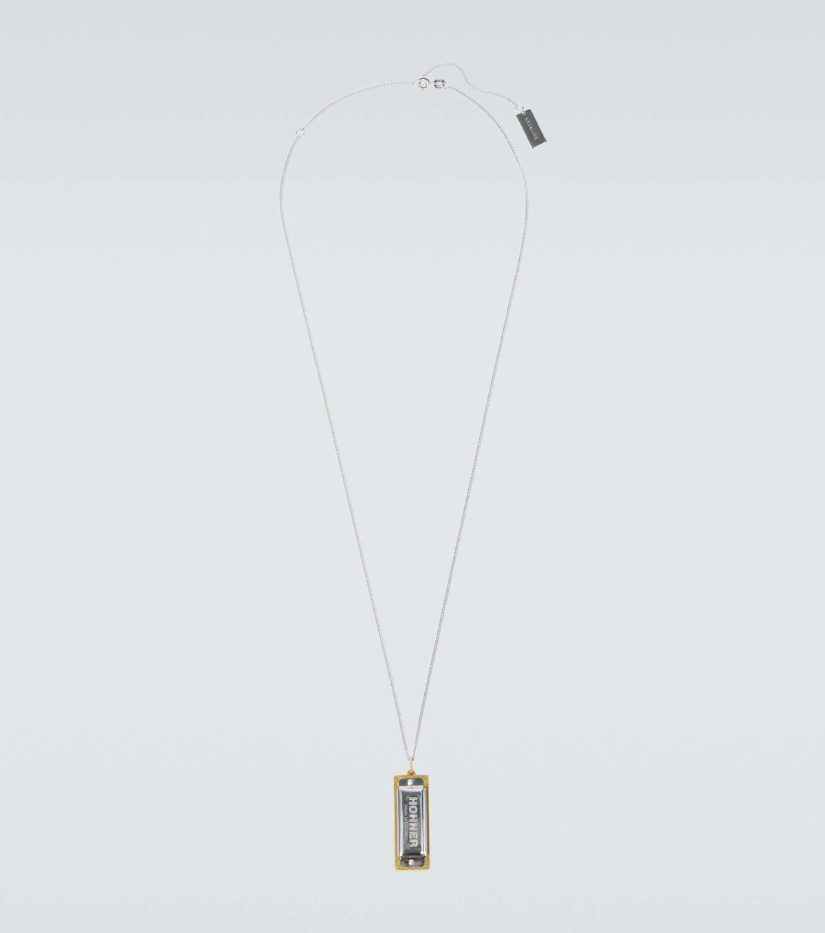 Lemaire Harmonica silver pendant necklace