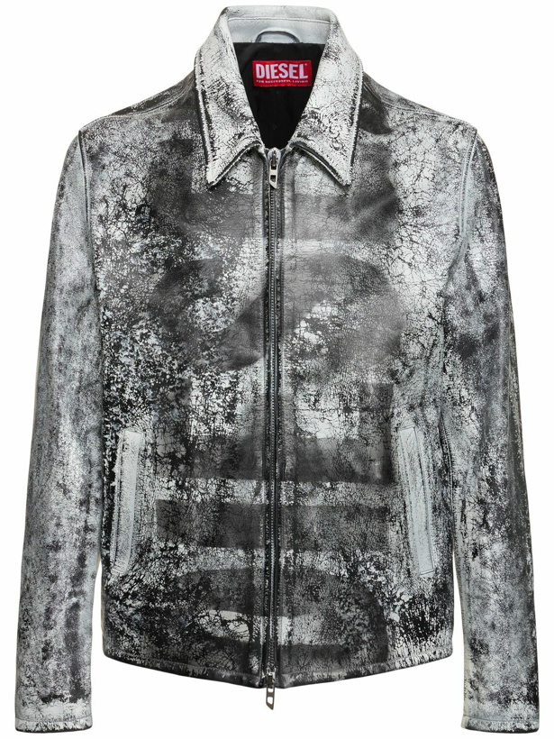 Photo: DIESEL L-pylon-a Leather Jacket