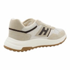 Hogan Beige And Brown Sneakers