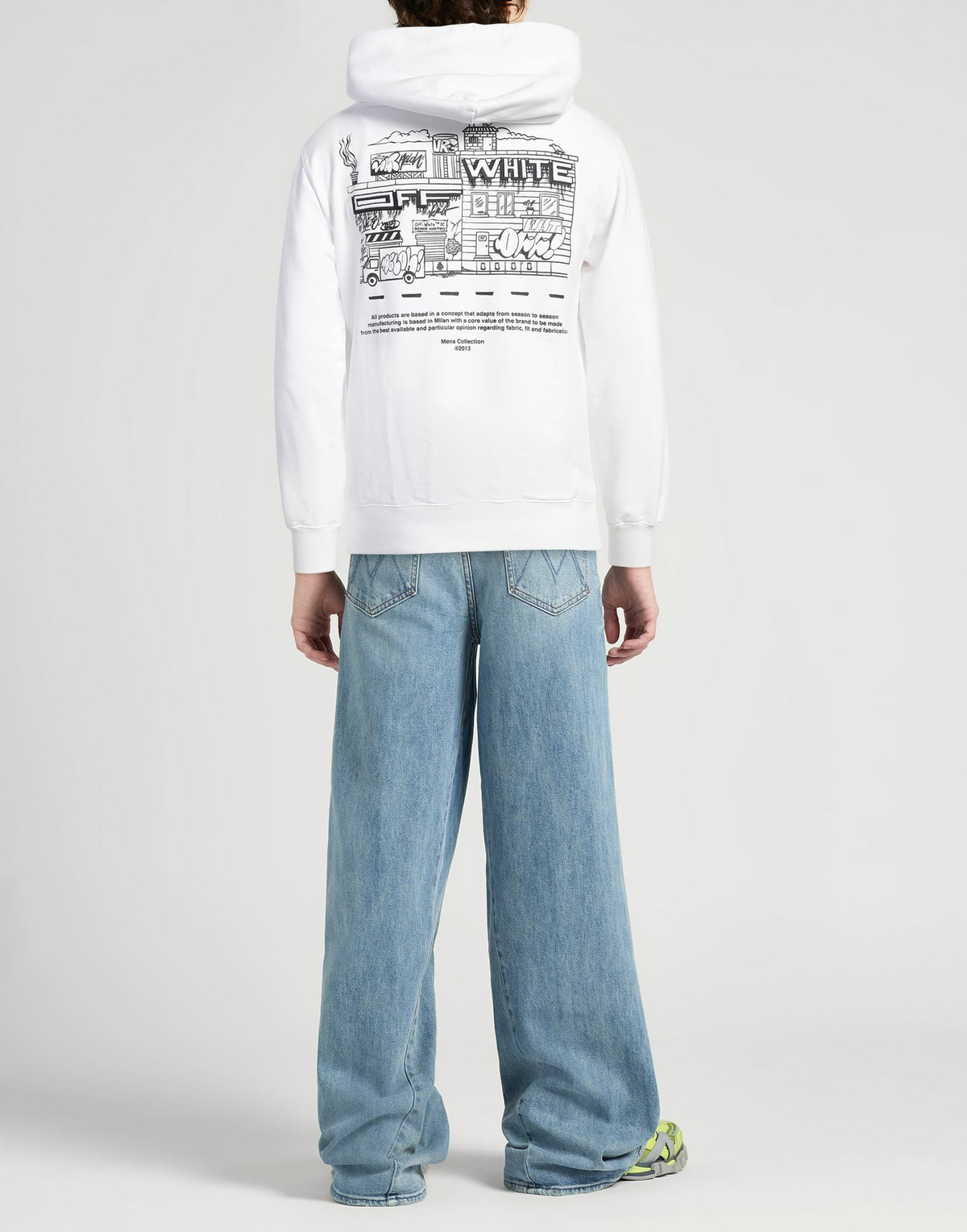 Off-white Mens Sweatshirt in White