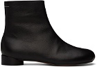 MM6 Maison Margiela Black Anatomic Ankle Boots