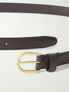 Saman Amel - Cardon 2.5cm Full-Grain Leather Belt - Brown