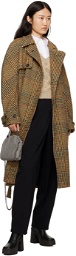 Stella McCartney Brown Belted Trench Coat