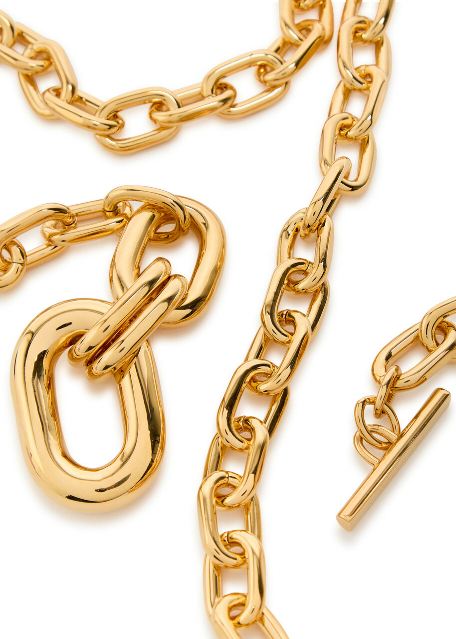Rabanne Double XL Link Necklace - Gold - One Size Paco Rabanne