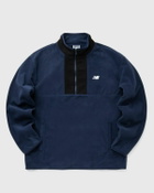 New Balance Polar Fleece 1/2 Zip Blue Mens Half-Zip