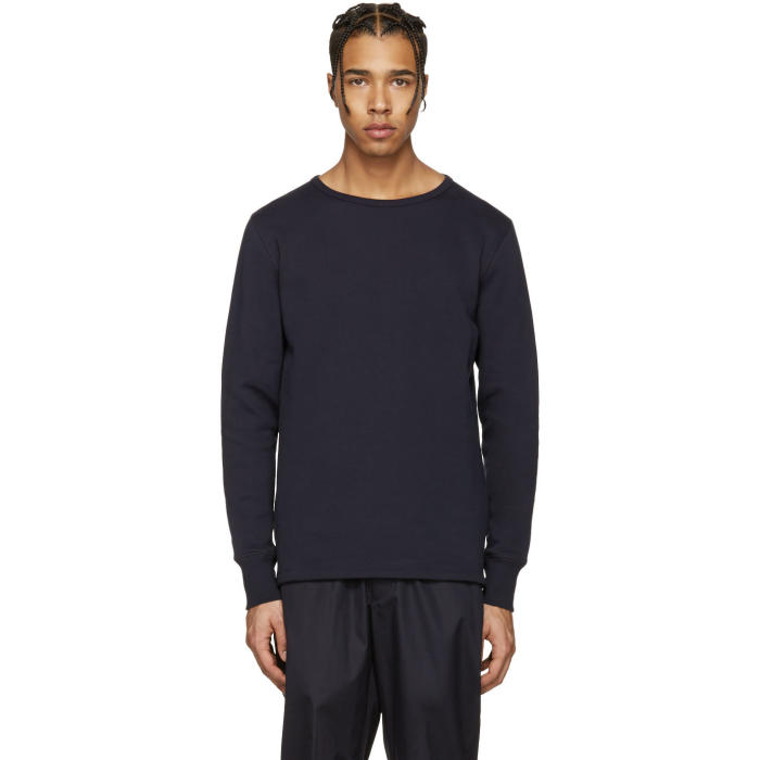 Photo: Acne Studios Navy Finish Sweatshirt