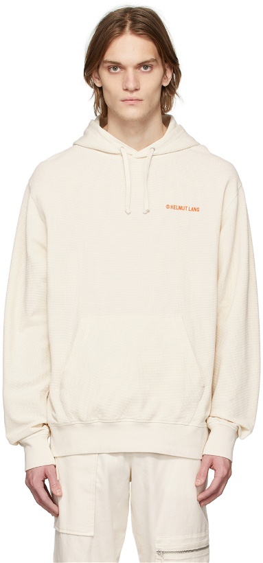 Photo: Helmut Lang Off-White Waffle Hoodie