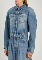 Jacquemus Le Ovalo De-nîmes Panelled Denim Jacket