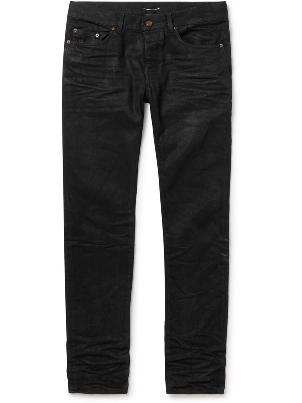 Photo: SAINT LAURENT - Slim-Fit Jeans - Black
