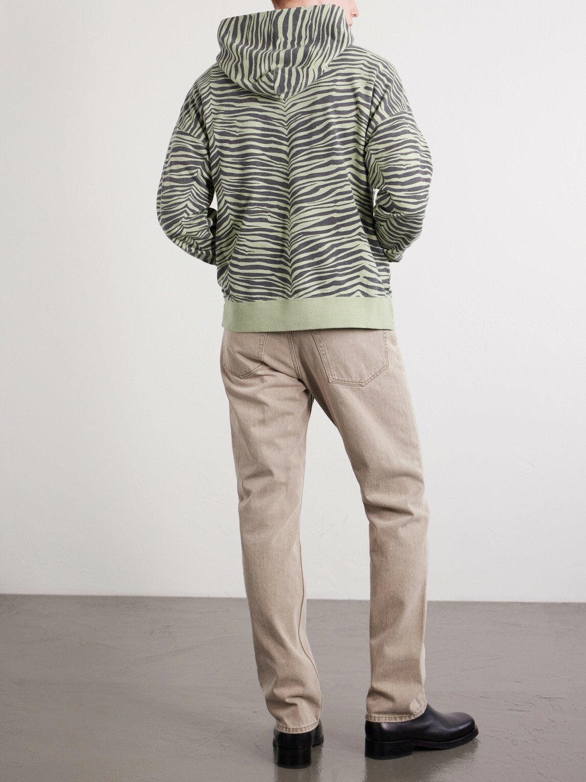 Visvim - Jumbo Printed Cotton Zip-Up Hoodie - Green