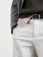 Nili Lotan - Alessio Straight-Leg Stretch Cotton-Blend Twill Trousers - White