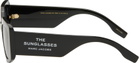 Marc Jacobs Black 'The Square Cat Eye' Sunglasses