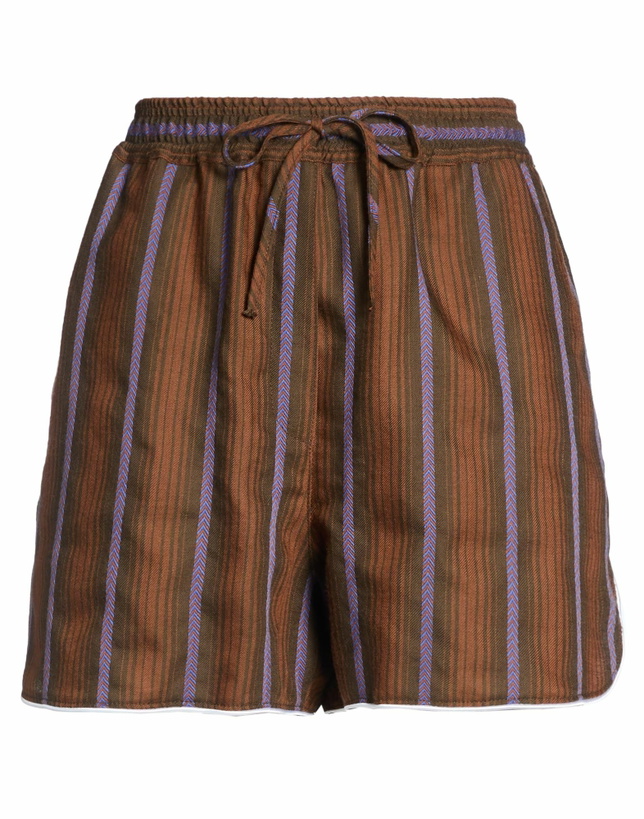 Photo: Wales Bonner Womens Shorts & Bermuda Shorts in Brown