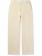 Jacquemus - Straight-Leg Cotton-Terry Trousers - Neutrals