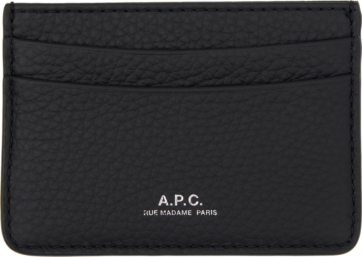 A.P.C. Black Stefan Zip Wallet A.P.C.