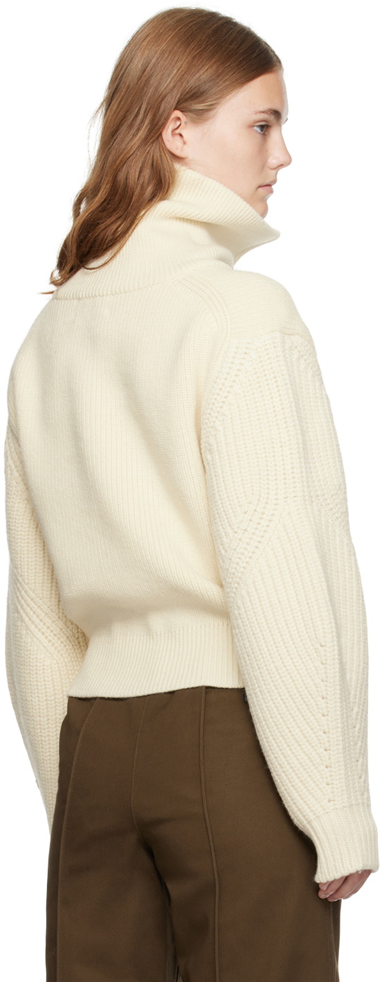 Recto Off-White Half-Zip Polo