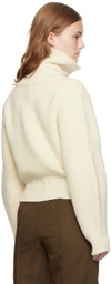 Recto Off-White Half-Zip Polo