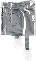 Gohar World Silver Mini Lace Hands Apron