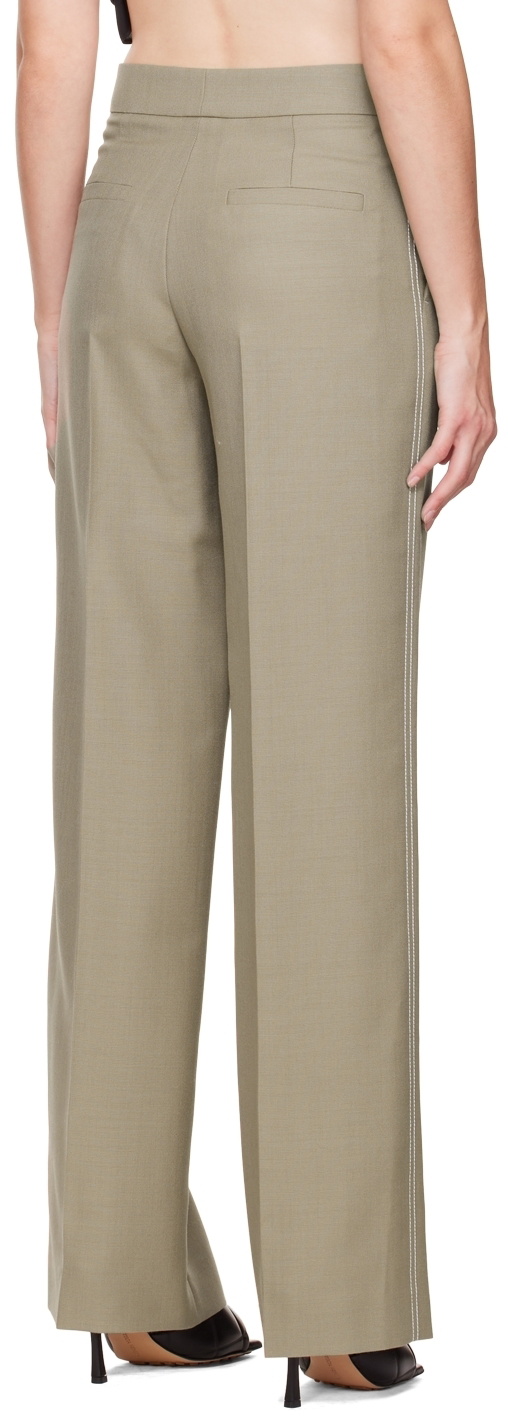 GAUCHERE Taupe Wide-Leg Trousers