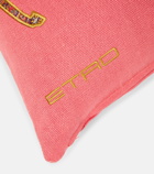 Etro - Pegaso embroidered linen cushion