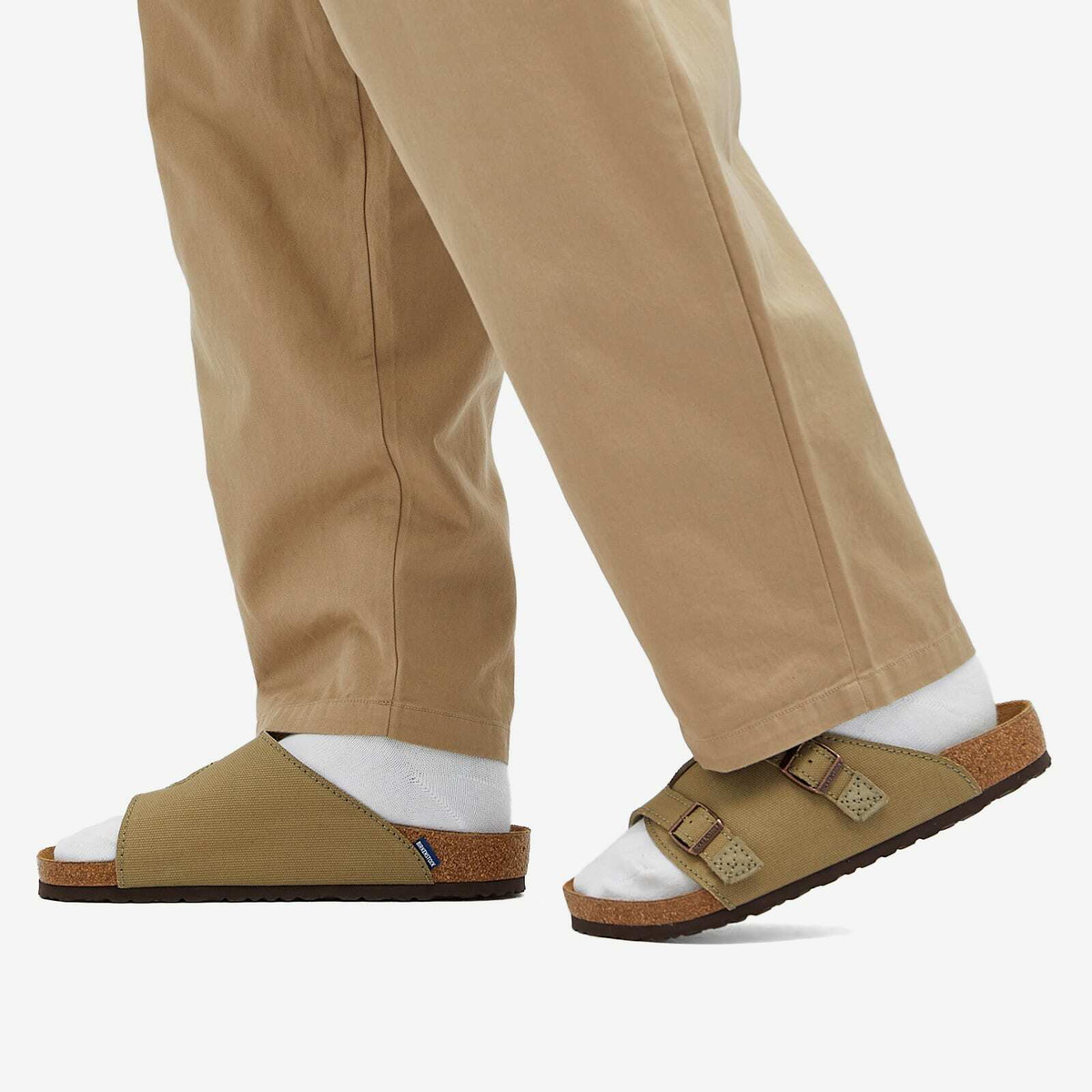 Birkenstock Men's x Jesse Leyva Zürich in Faded Khaki Suede