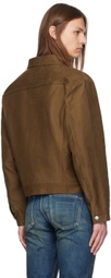 John Elliott Tan Ryder Oversized Moleskin Jacket