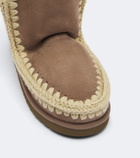 Mou 18 shearling-lined suede ankle boots
