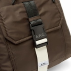 A.P.C. Men's Trek Backpack in Brown 