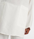Asceno Oversized linen top
