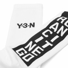 Y-3 Men's x NBHD Crew Socks in White