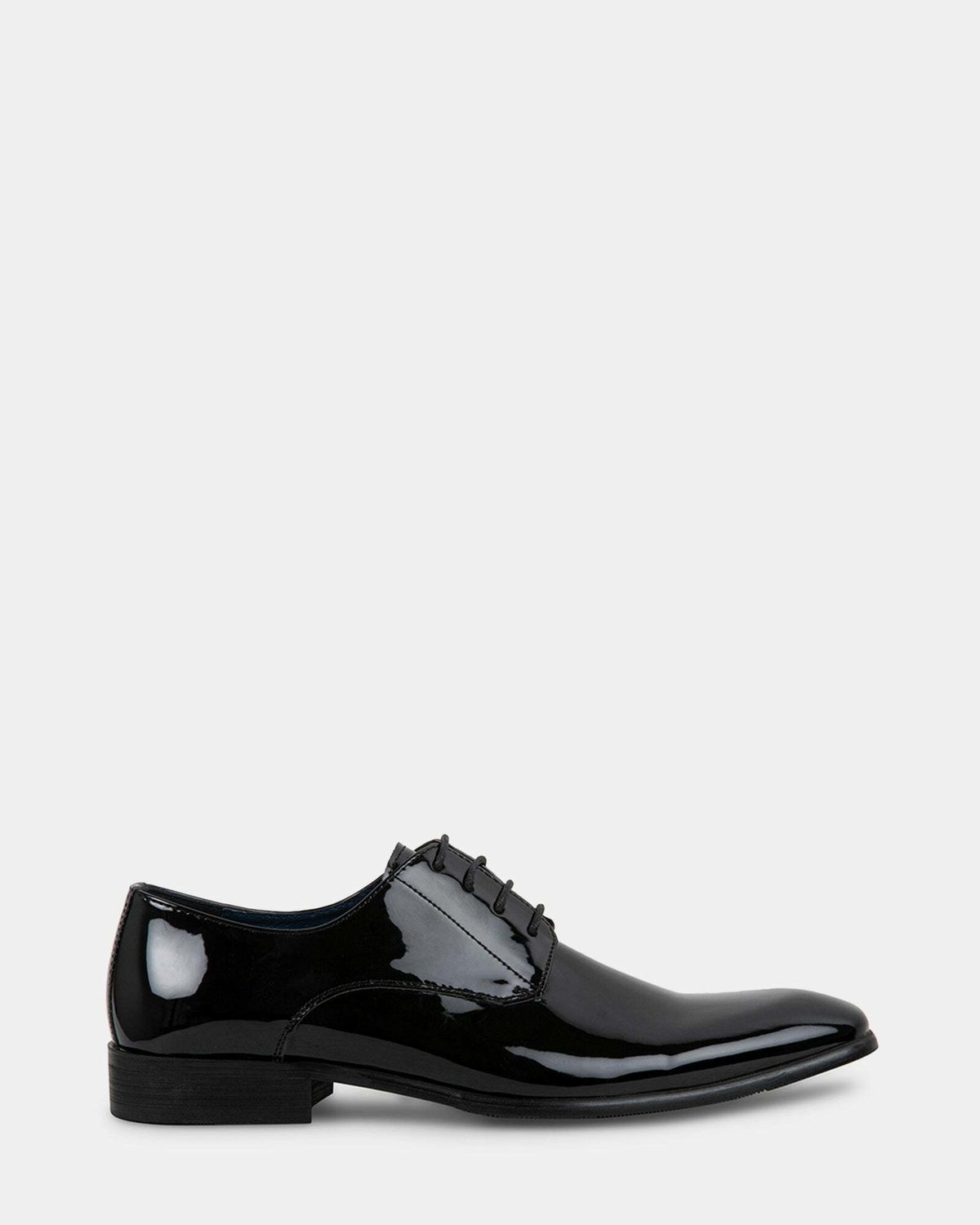 Steve Madden Javin-P Dress Shoes in Black Patent