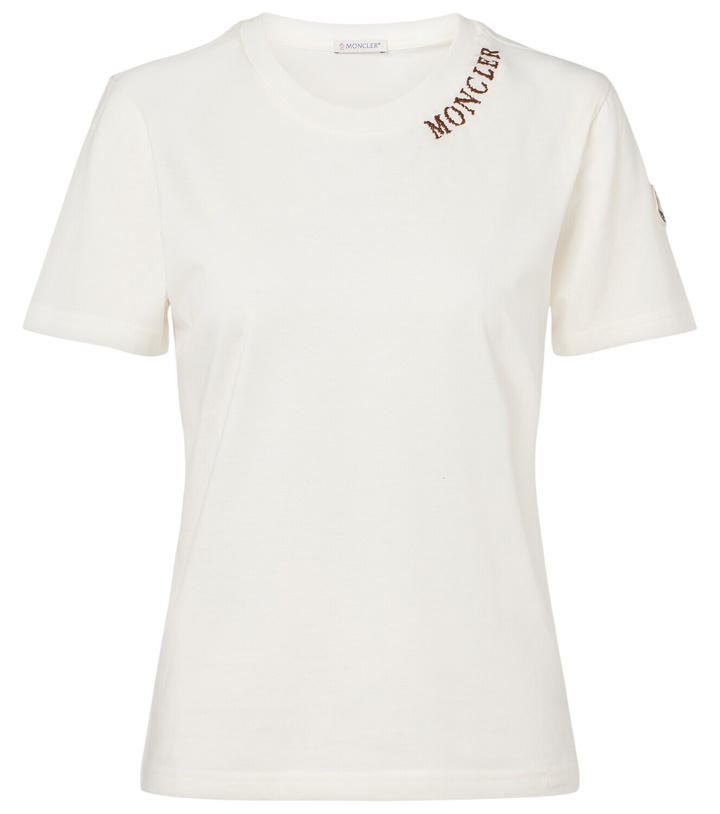 Photo: Moncler Logo cotton T-shirt
