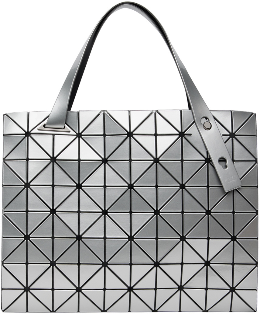 Bao Bao Issey Miyake Silver Carton Tote Bao Bao Issey Miyake