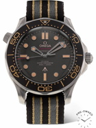 OMEGA - Pre-Owned 2021 Seamaster Diver 300M Automatic 42mm Titanium and NATO Watch, Ref. No. 210.92.42.20.01.001