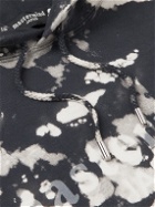 Mastermind World - Logo-Print Tie-Dyed Cotton-Jersey Hoodie - Gray