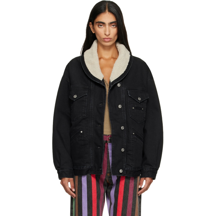 Photo: Isabel Marant Black Pimia Denim Jacket
