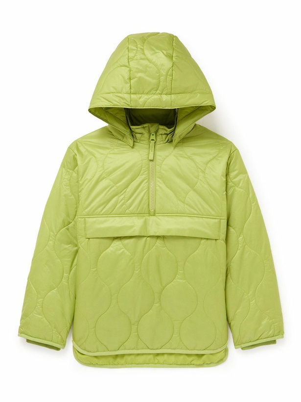 Photo: ARKET Kids - Gloria Quilted Padded Shell Hooded Jacket - Green