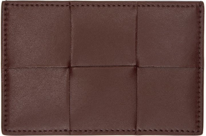 Photo: Bottega Veneta Burgundy Credit Card Case