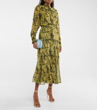 Victoria Beckham - Floral semi-sheer shirt dress