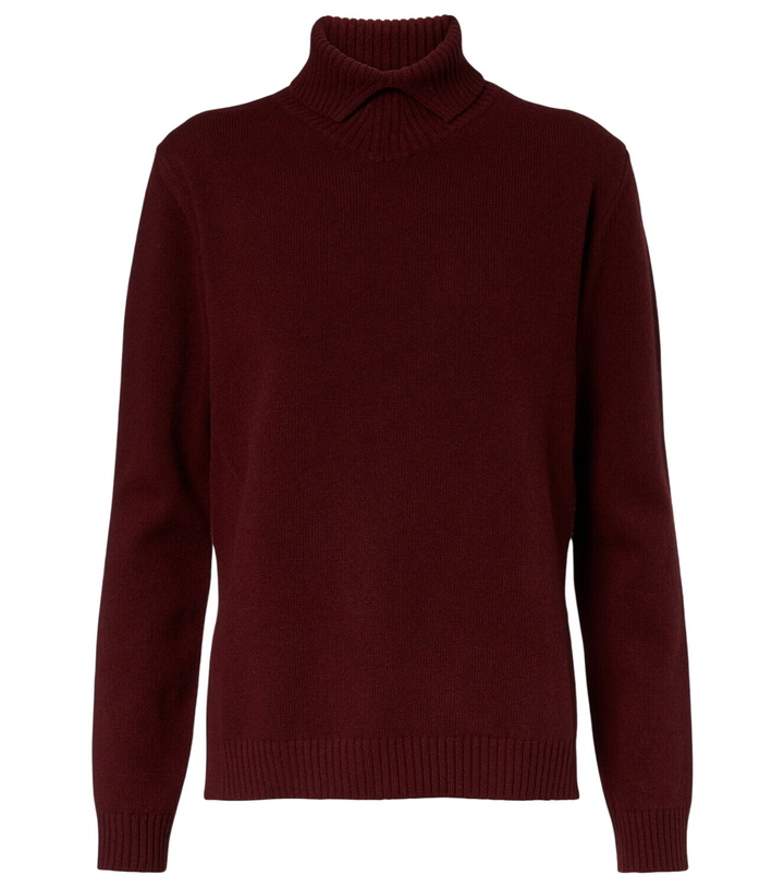 Photo: Jil Sander Wool turtleneck sweater