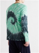 Ninety Percent - Tie-Dyed Organic Cotton-Jersey T-Shirt - Green