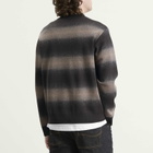Dime Men's Striped Rugby Knit in Charcoal Multi