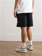 Nike - Sportswear Club Wide-Leg Cotton-Blend Jersey Cargo Shorts - Black