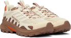 Merrell 1TRL Off-White & Brown Moab Speed 2 Vent 2K Sneakers