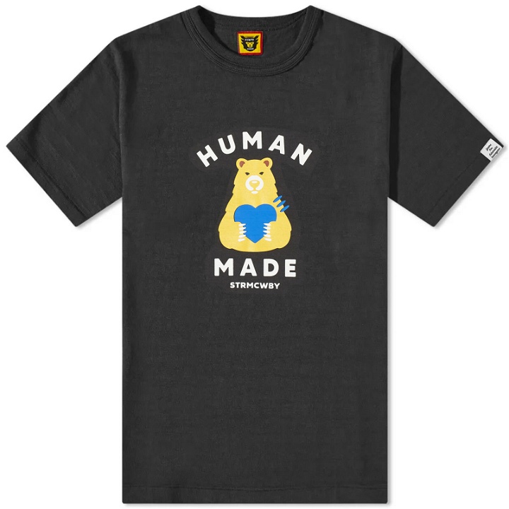 Photo: Human Made Men's Bear Heart T-Shirt in Black