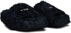 MM6 Maison Margiela Black Spugna Vichy Sandals